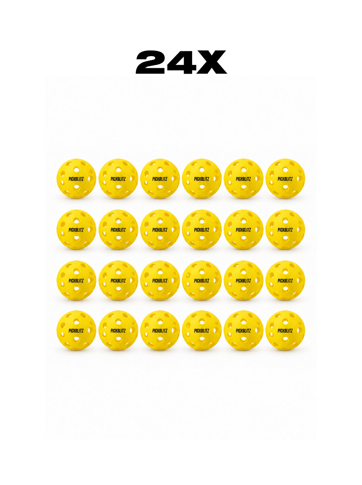 BLITZ 40 - Balle de pickleball d'entrainement (40 trous)