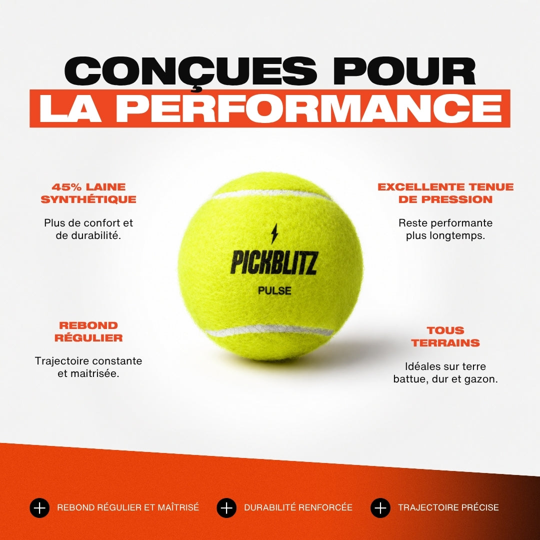 24 Tubes de 3 Balles - PULSE Tennis