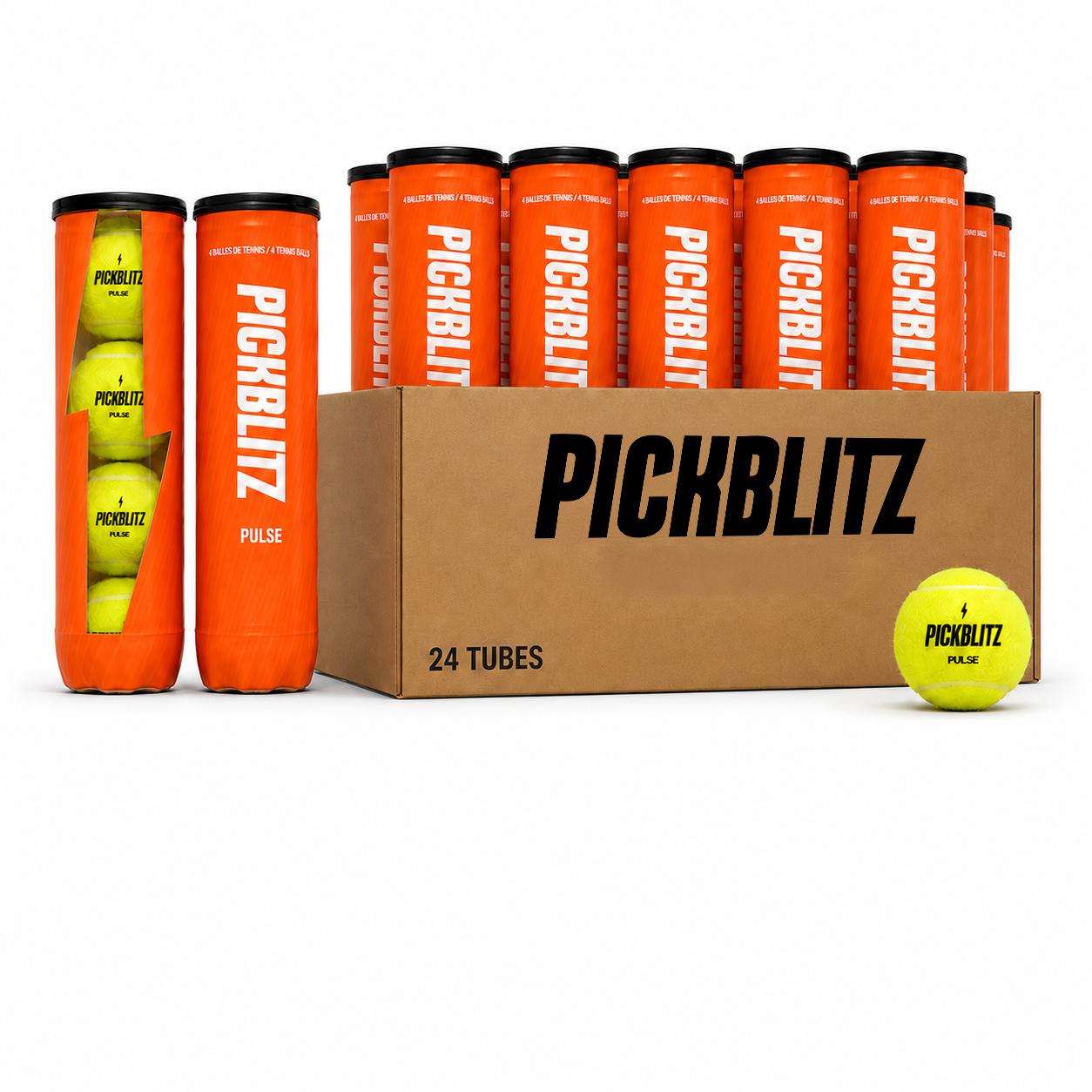 24 Tubes de 4 Balles - PULSE Tennis